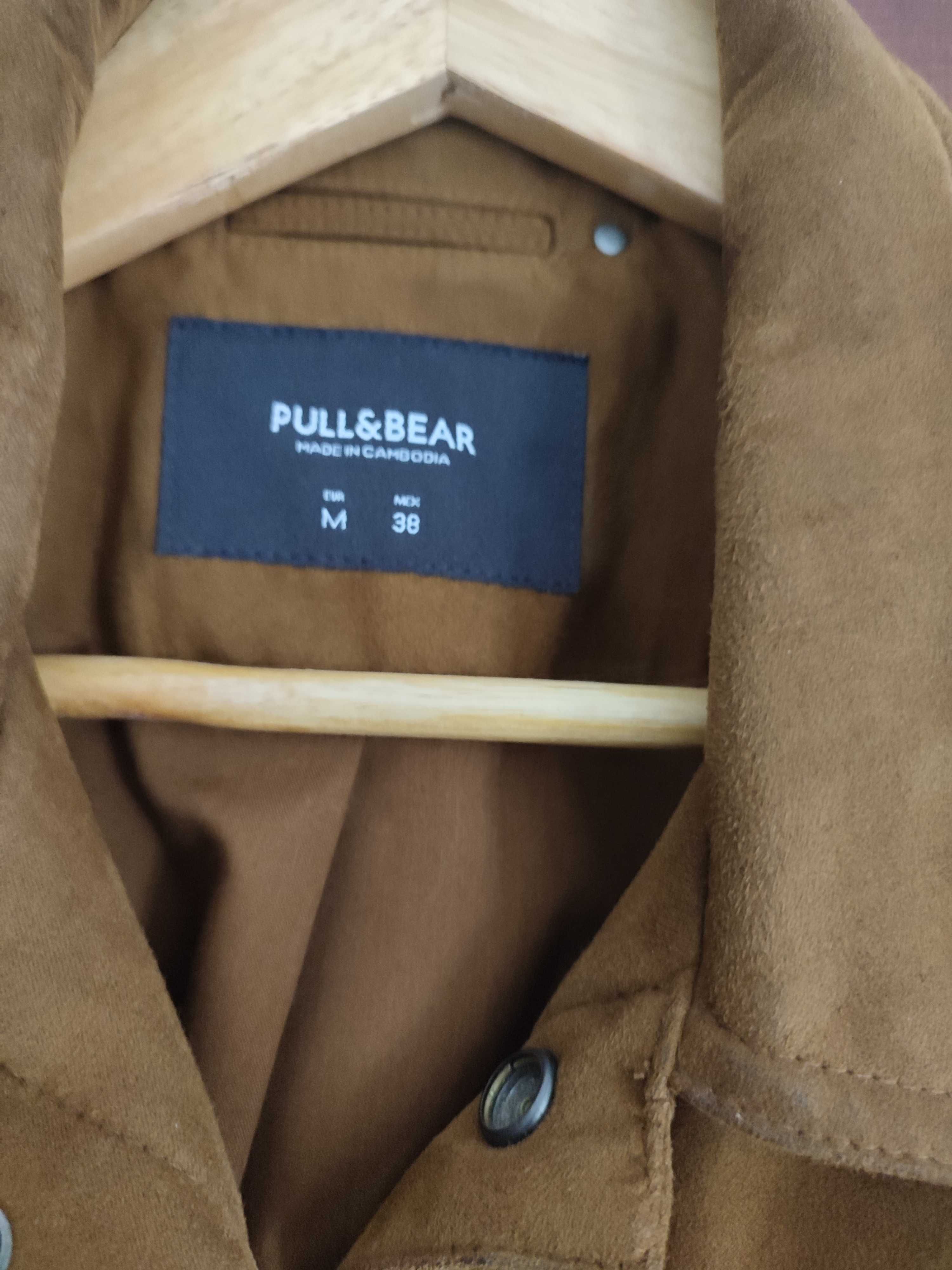 Casaco tipo Camurça Pull & Bear castanho * 10€ / com marcas de uso
