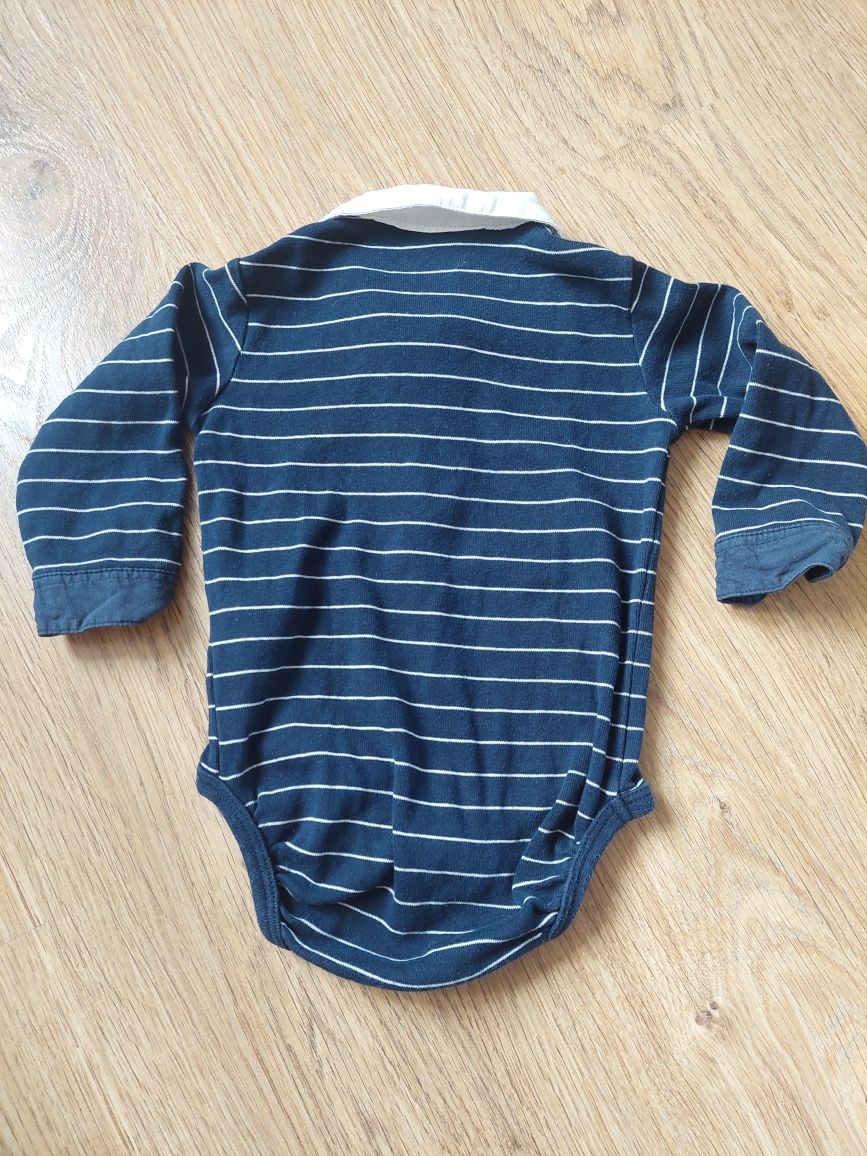 Eleganckie body w paski z muszka 74