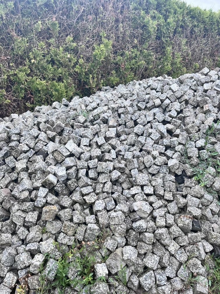 Kostka granitowa Strzegom sortowana szara