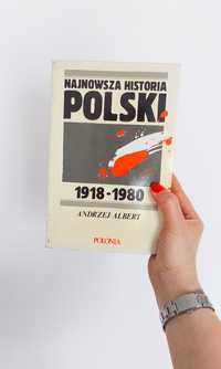 Książka najnowsza historia Polski Andrzej Albert okładka miękka