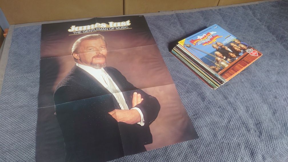 Duża kolekcja płyt winylowych James Last 23 szt. + plakat