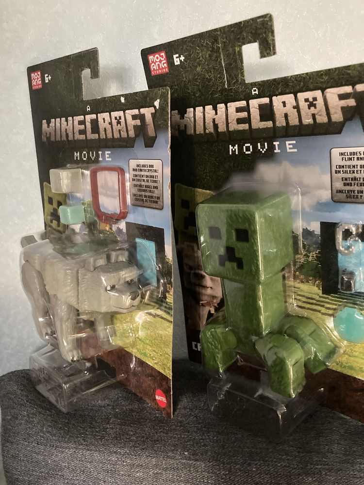 Фігурки майнкрафт minecraft кріпер вовк денніс