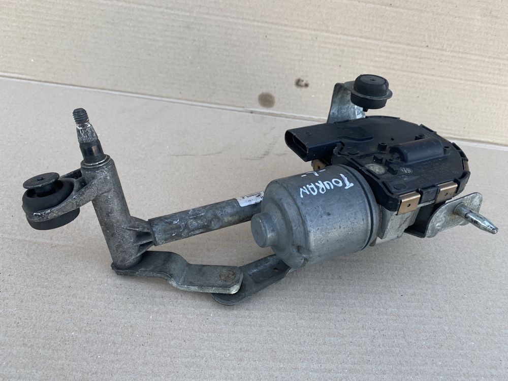 VW Touran Mechanizm wycieraczek lewy silniczek 1T0