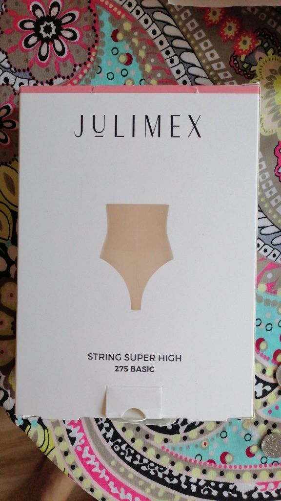 Majtki wyszczuplające stringi Julimex nowe L