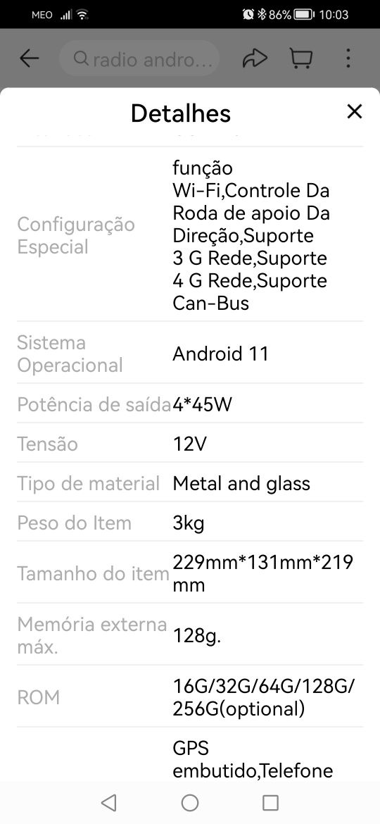 Android para Peugeot 3008 de 2009