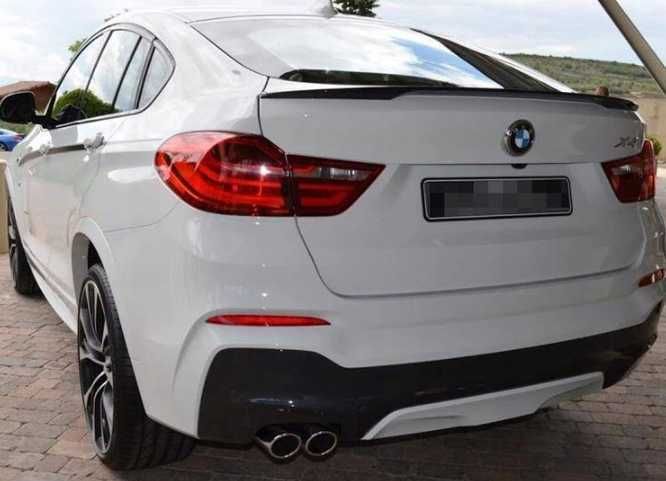 Lotka Spoiler Dokładka BMW X4 F26 CZARNY POŁYSK