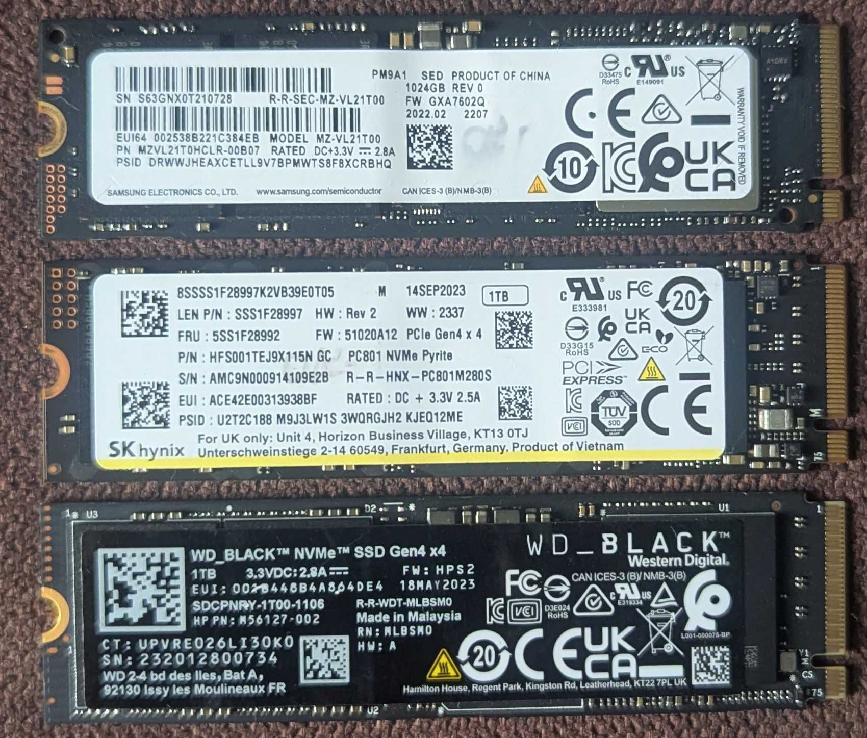 SSD M2 2280 (256-512-1000gb) +опт !!!