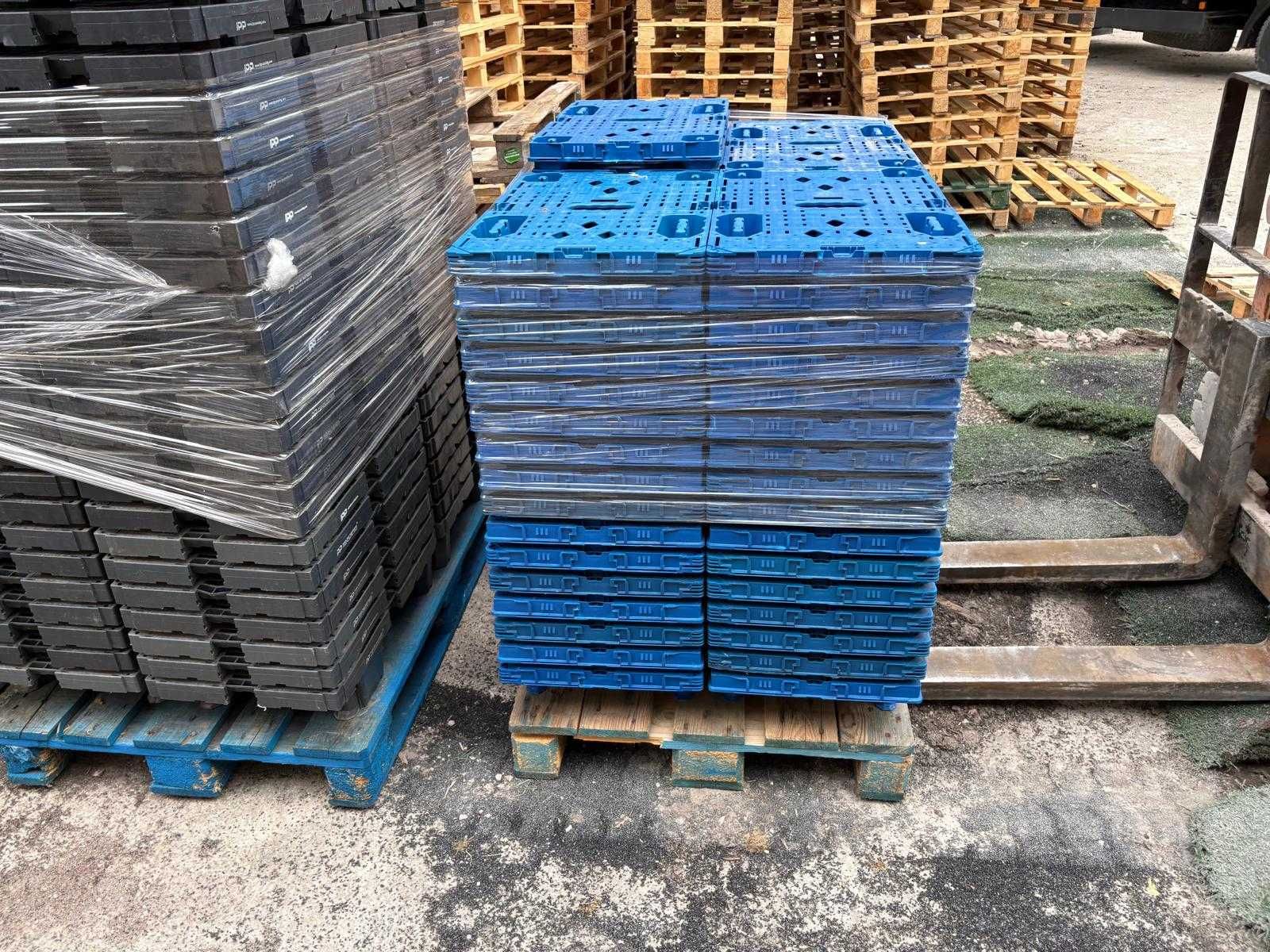 Palety 60x40 plastikowe, stan bardzo dobry!