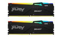 Kingston FURY 64GB, 2x32GB 6000MT/s CL30 Black RGB [KF560C30BBEAK2-64]