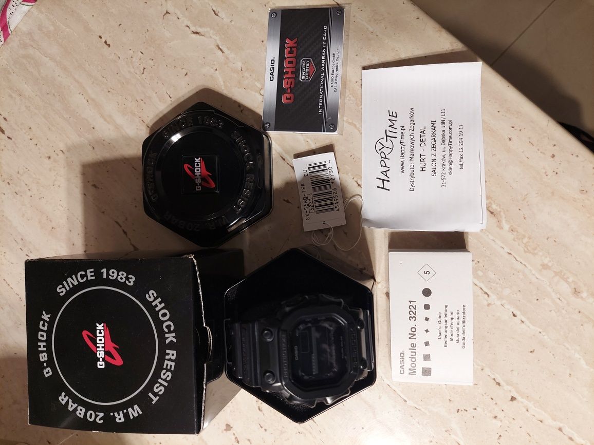 Zegarek Casio G-SHOCK GX-56BB-1ER 20BAR KING