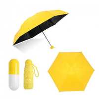 Компактна парасолька в капсулі-футлярі, маленька парасолька в капсулі
