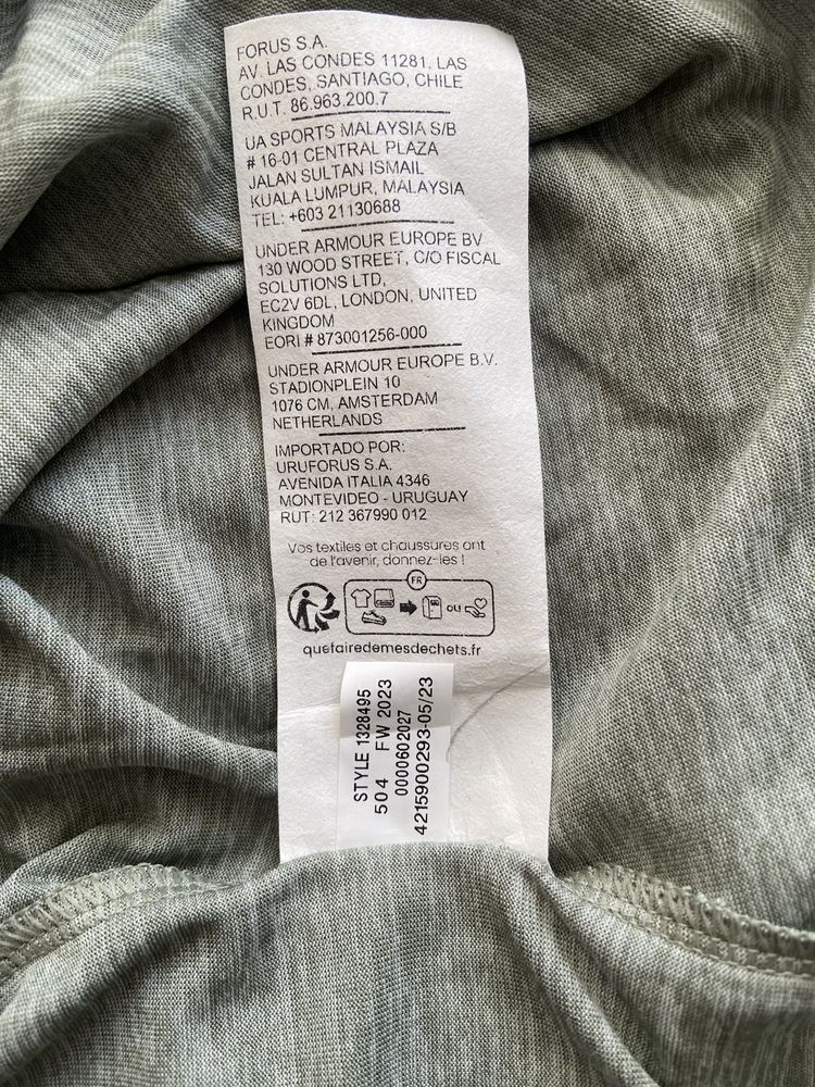 Тренувальний лонгслів кофта Under Armour