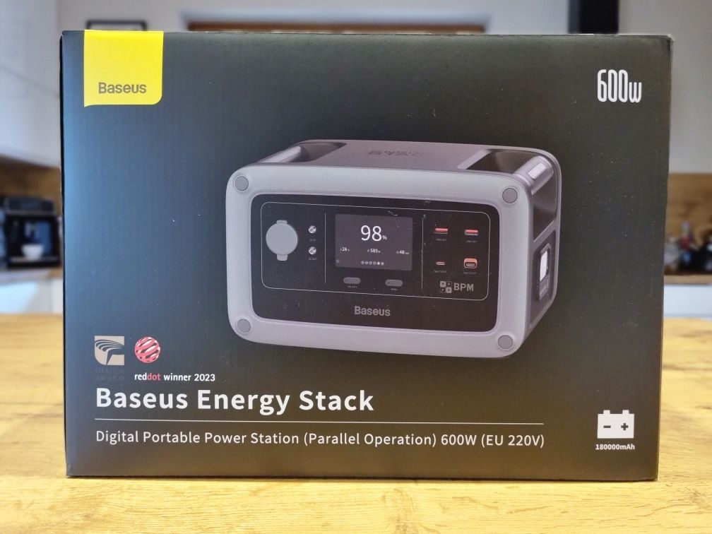 Przenosna Stacja Zasilania BASEUS 600W zamiast agregatu i UPS