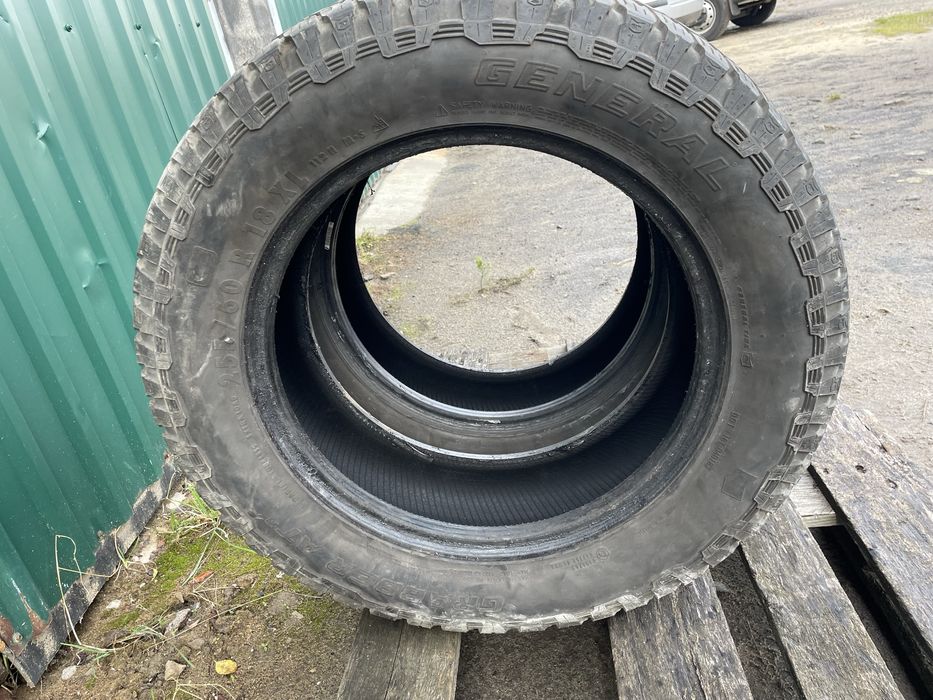 Резина Всесезонна 255/60 R18 General Grabber AT3 Гума 2020 року Пара