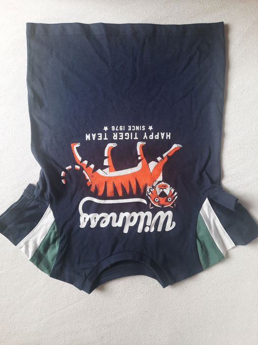 Krotki rękaw 110 bez metki tygrys