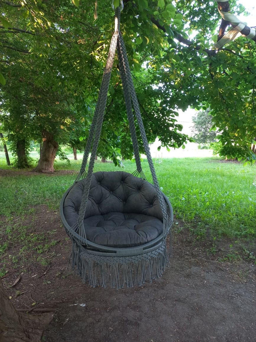 Кресло гамак подвесное макраме