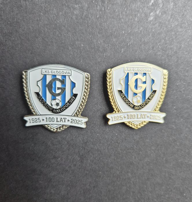 Pamiątkowe odznaki na 100 lecie klubu Głogovia