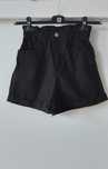Czarne krótkie jeansowe spodenki damskie H&M rozm. XS