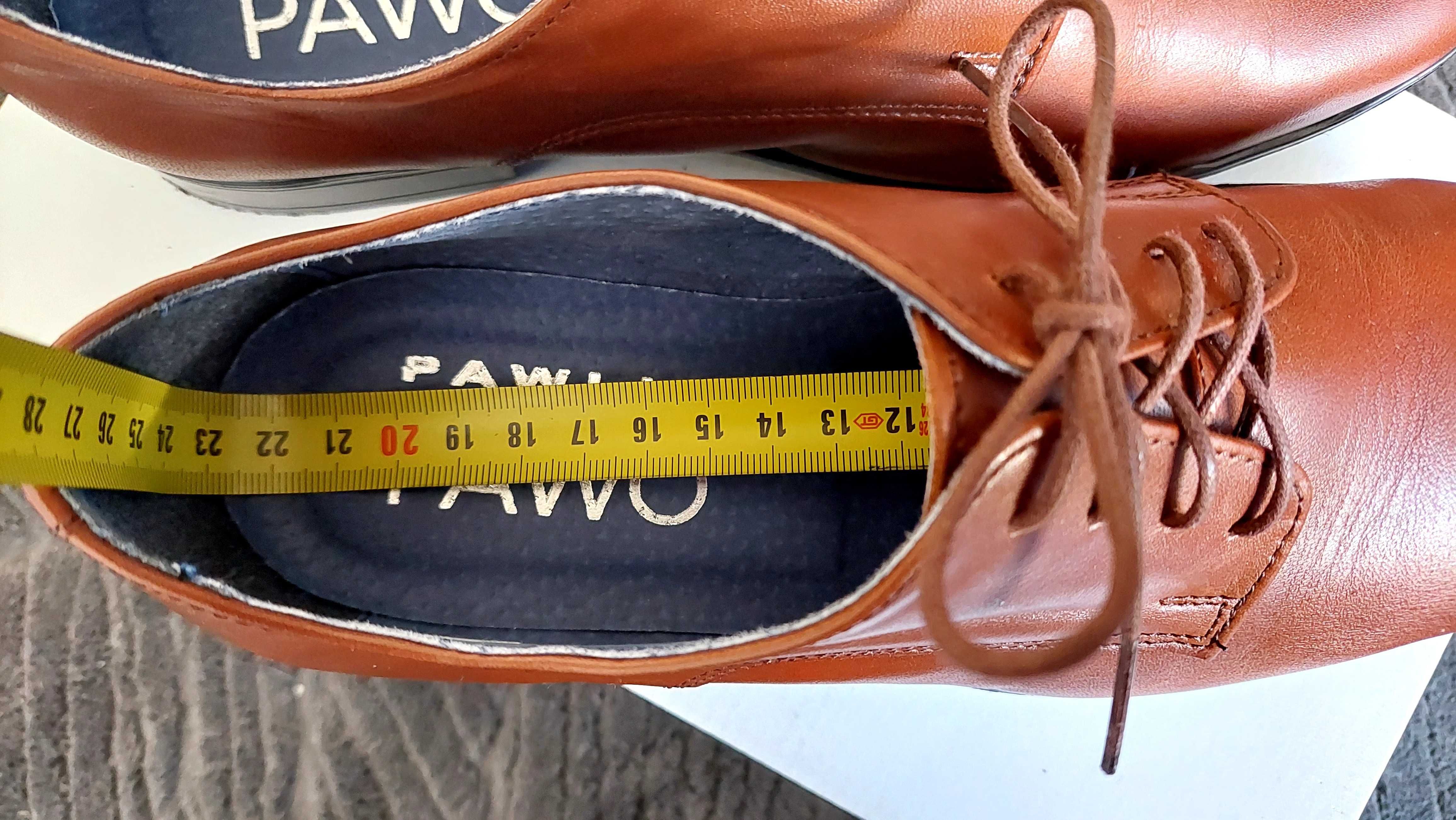 Buty komunijne chłopięce brązowe rozm. 34 Pawo