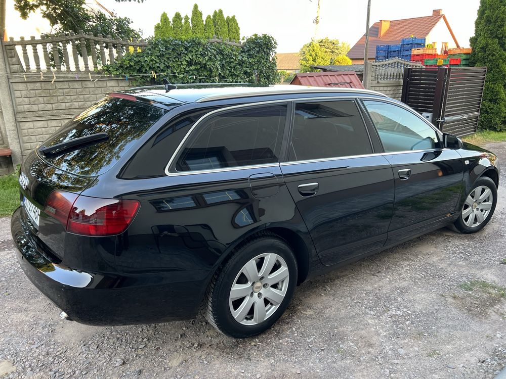 Audi A6 C6 2.0TDI 140KM Klima Tempomat Czarne Szyby Kombi ParkTronic