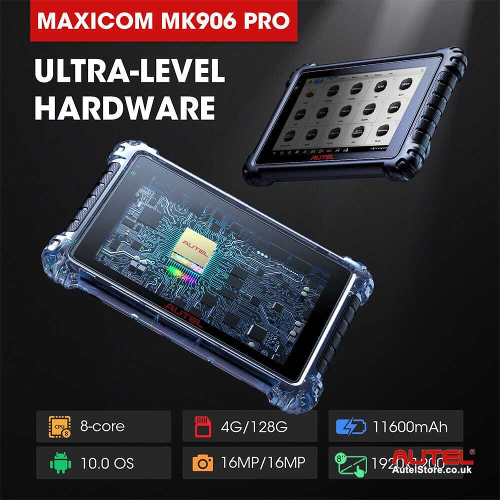 Máq. Diagnostico Auto Autel MaxiCOM MK906 PRO Nova 2023