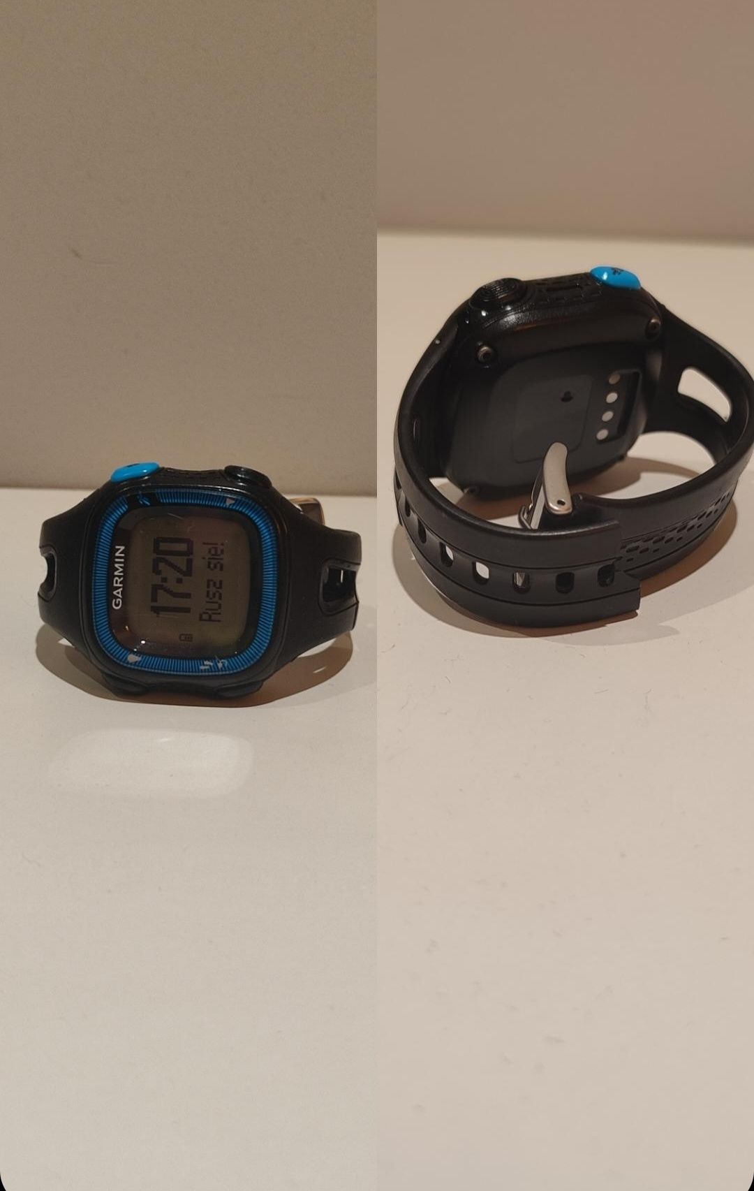 Używany zestaw garmin zegarek Garmin forerunner 15 oraz Czujnik tętna