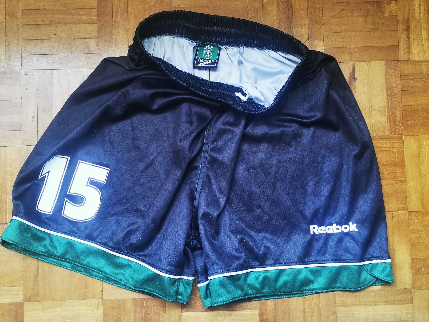 Calções Sporting Reebok 1999/2000 #15 "Afonso Martins"