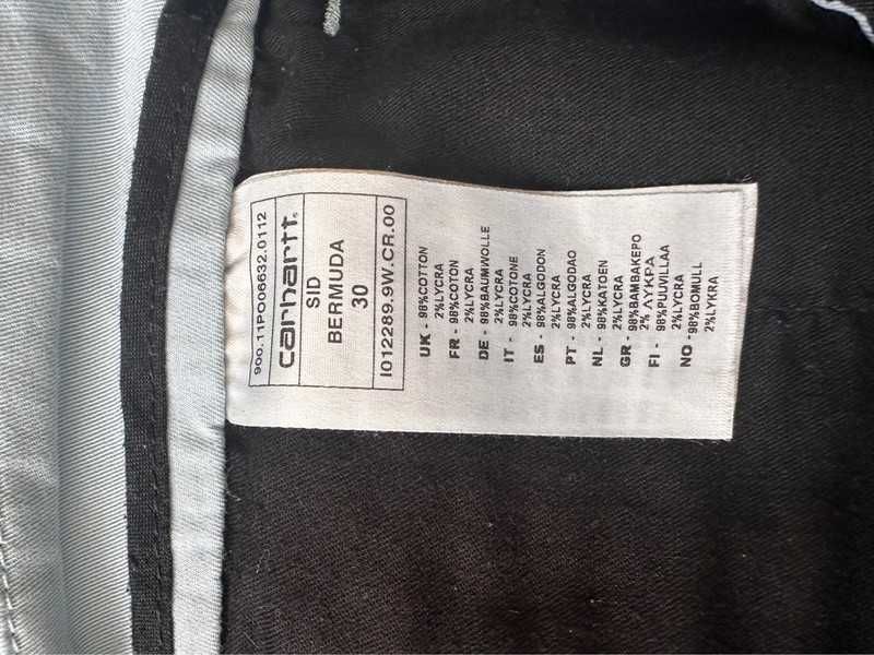 Carhartt WIP Sid Bermuda Shorts  light blue  bdb stan