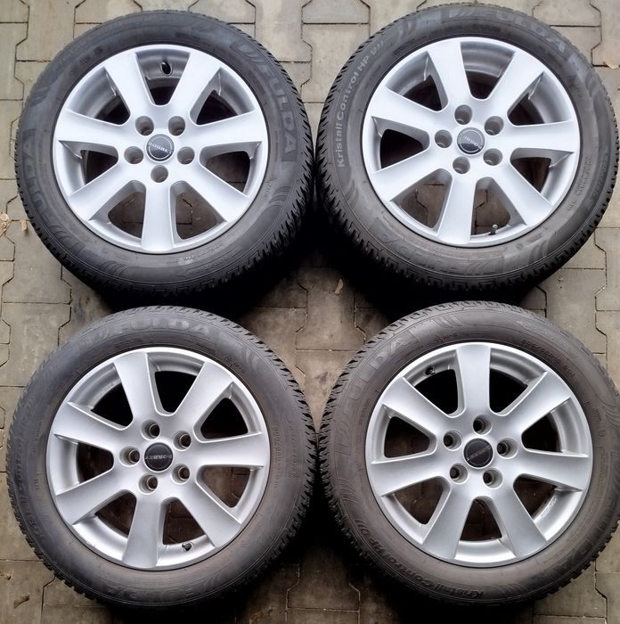 Koła zimowe 5x112 16" ET 45, 205/55 r16 Skoda VW Audi Seat