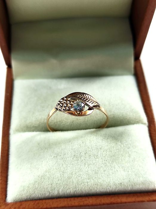 Śliczny ZŁOTY PIERŚCIONEK pr.585 r.13 Lombard Lubawa