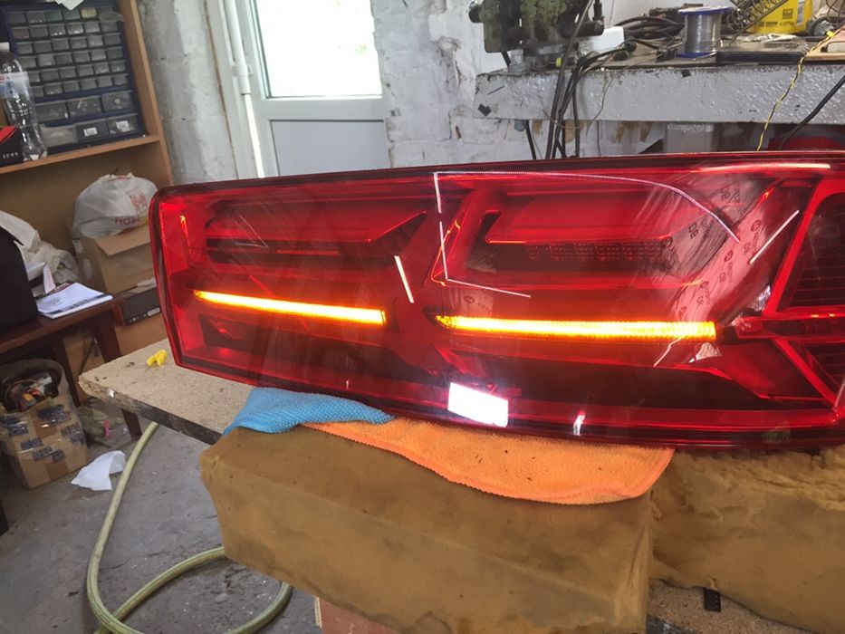 Audi bmw mercedes wv porshe A6 q7  gl фонарь drl переделка поворотов