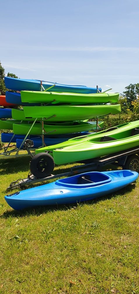 Kajaki Polietylenowe 2+1 Nowe z transportem