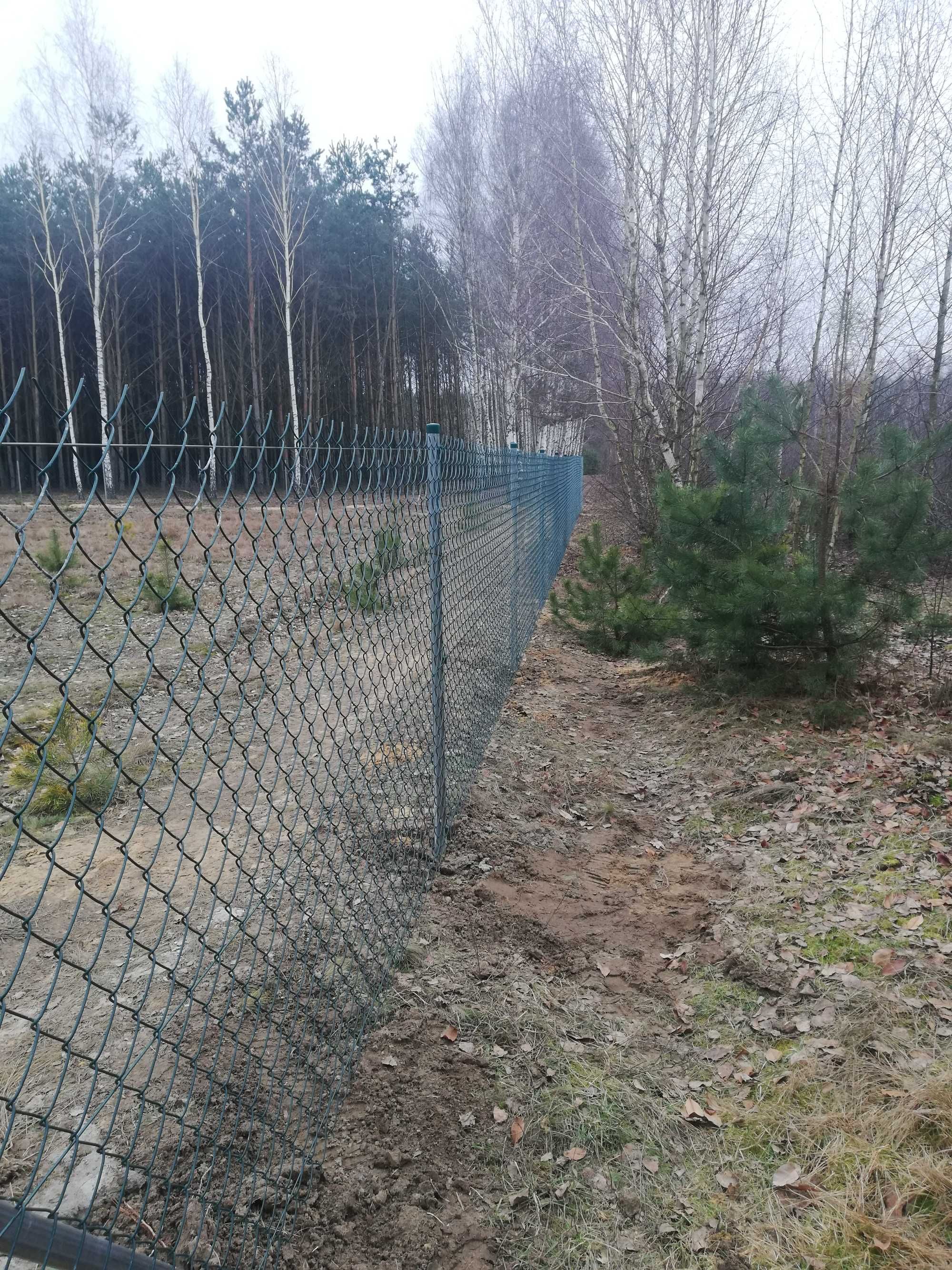 35 ZŁ za Kompletne ogrodzenie z siatki ocynkowanej 1,5m, siatka ocynk