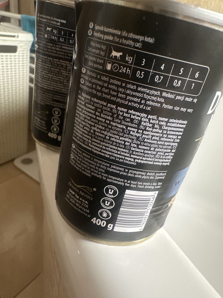 Karma mokra dla kota Dolina Noteci Premium Sterilised 19 sztuk po 400g