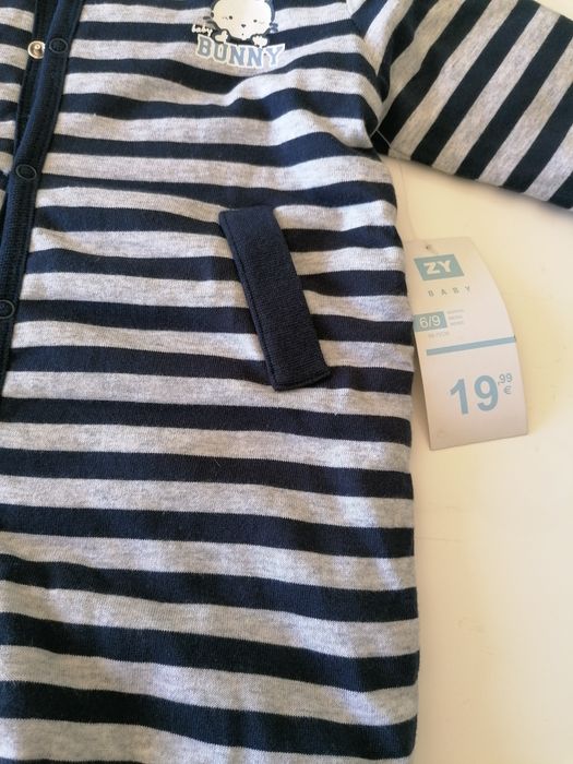 Babygrow Inverno Bebe Zippy 6 aos 9 meses Novo