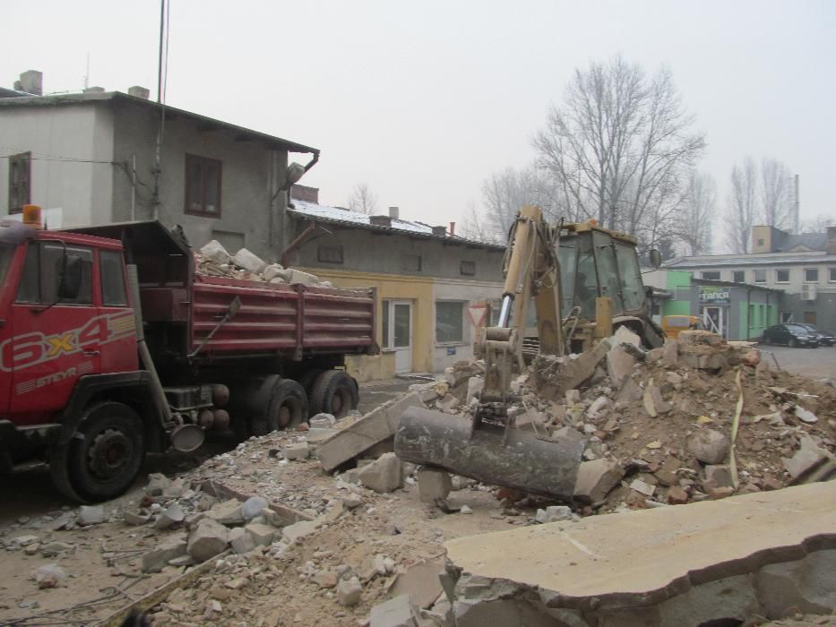 Rozbiórki budynków drewnianych , murowanych , stalowych!