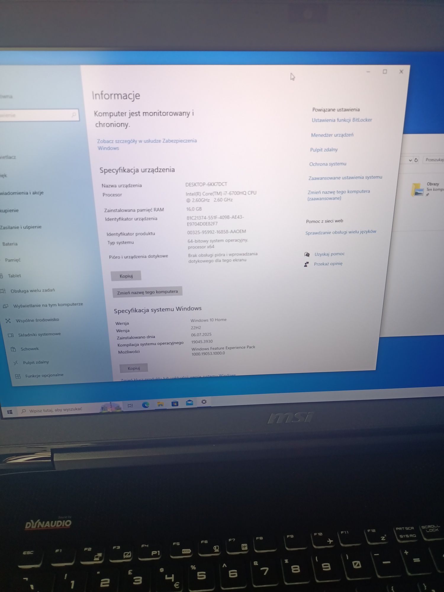 Laptop MSI GT72VR 6RE