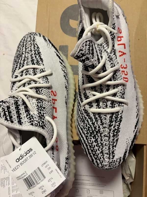 YZ350\Czarno DamskieAdidasYeezy350ZebraV2UnisexTrampki rozmiar.40