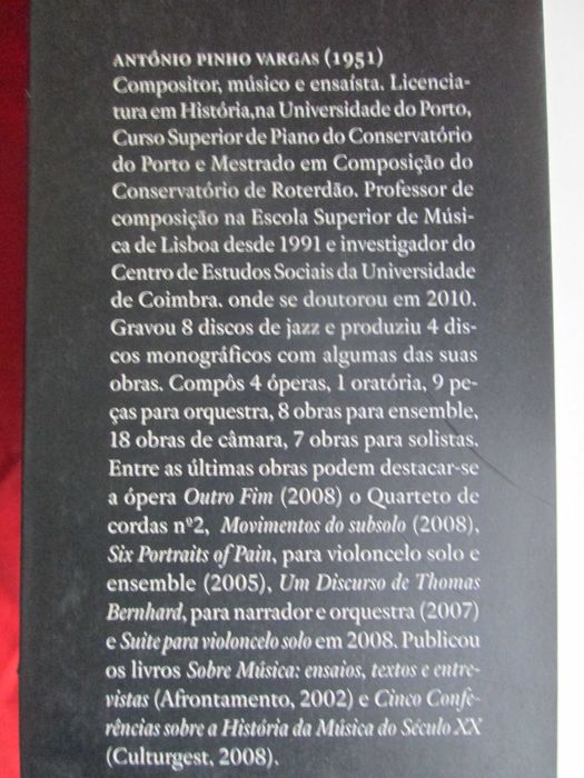 Música e Poder, de António Pinho Vargas