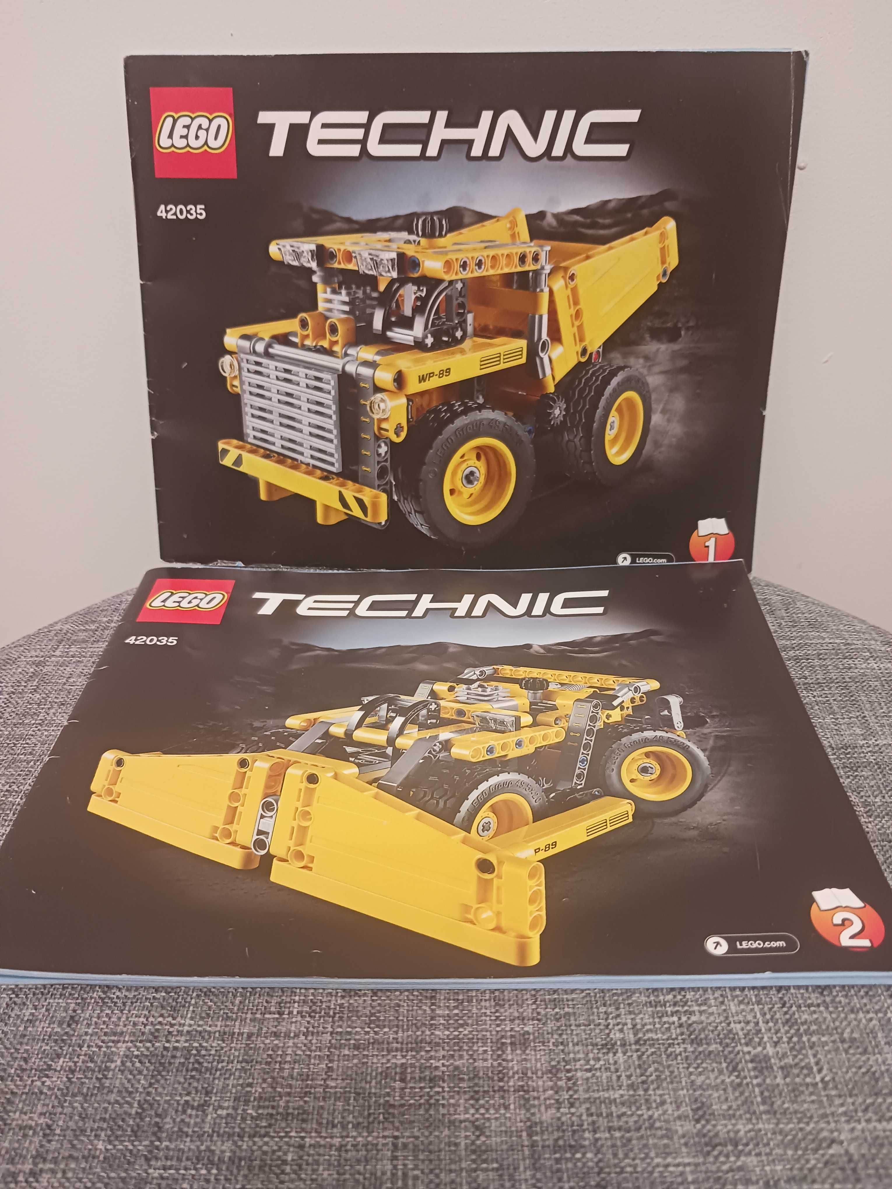 LEGO TECHNIC 42035 - Ciężarówka górnicza, jak nowy - klocki lego