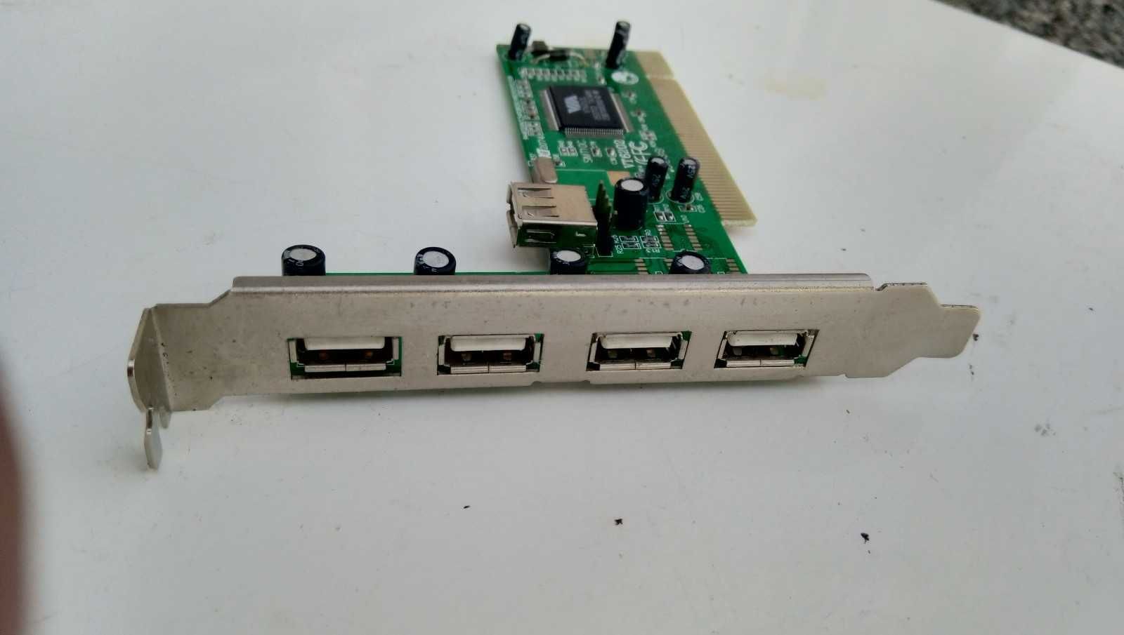 Karta 5 x USB na pci do komutera