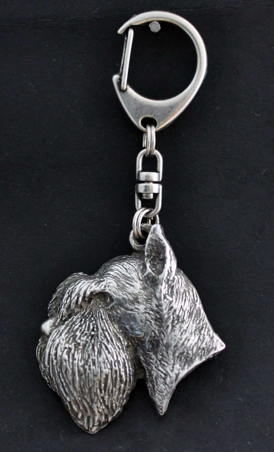 Sznaucer brelok posrebrzany Art-Dog