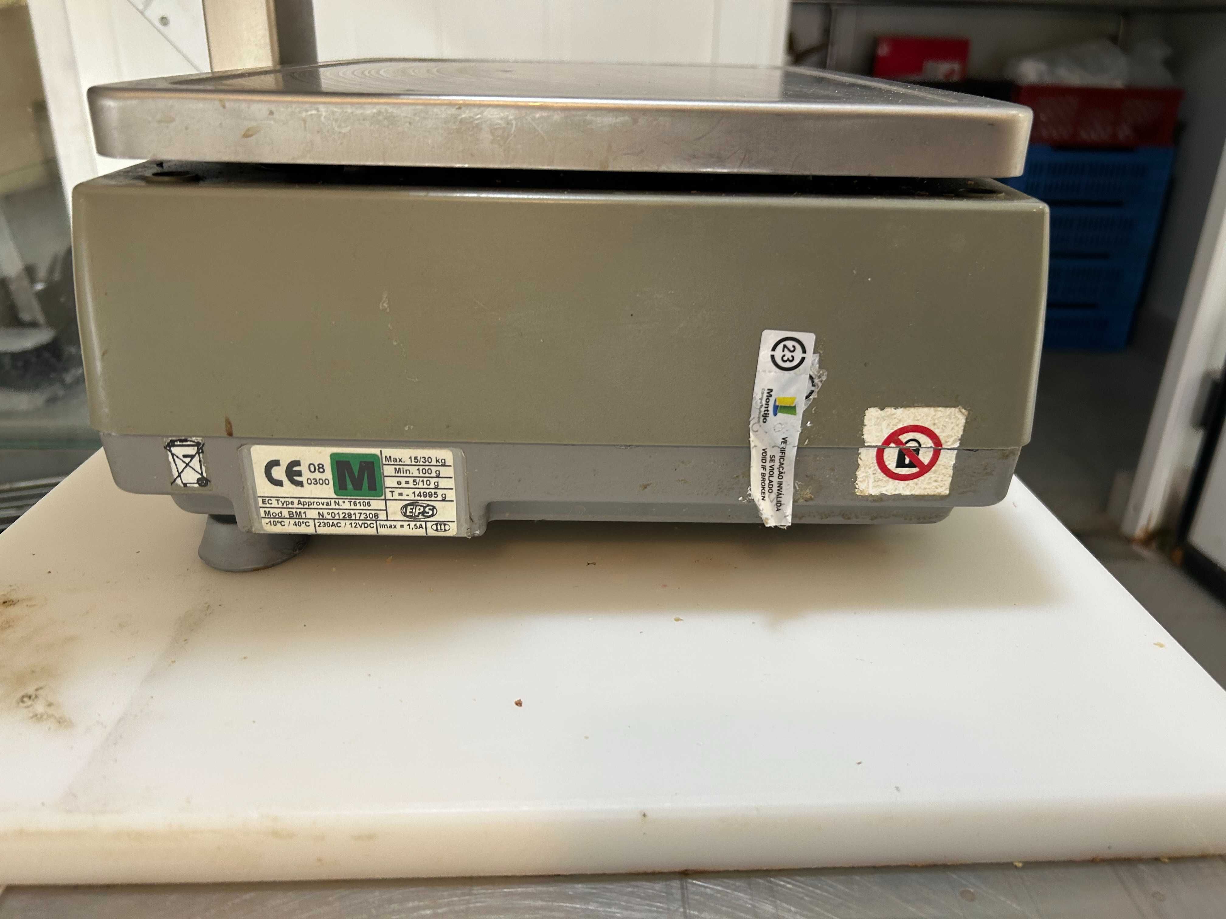 Balança digital EPS BM1  Máx 30 Kg - Comercio/Restauração/frutaria