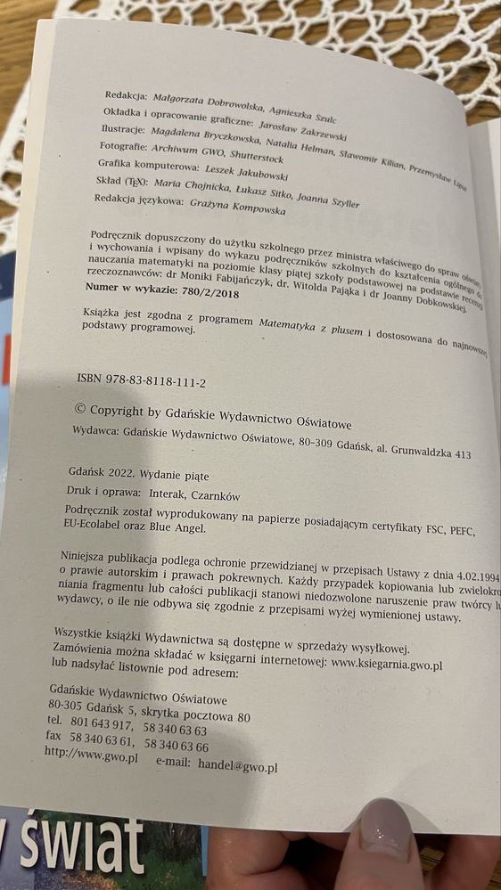gwo Podrręcznik Matematyka z plusem kl 5