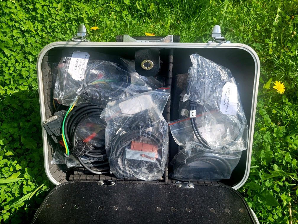 Interfejs diagnostyczny CDIF3, duży komplet adaptery,  laptop, tester