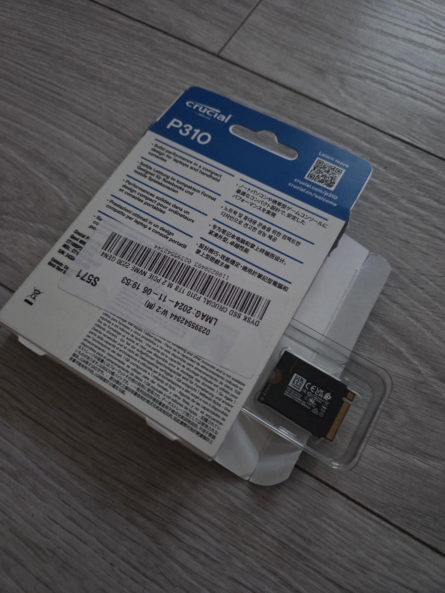 Dysk SSD Crucial P310 1TB M.2 2230 PCI