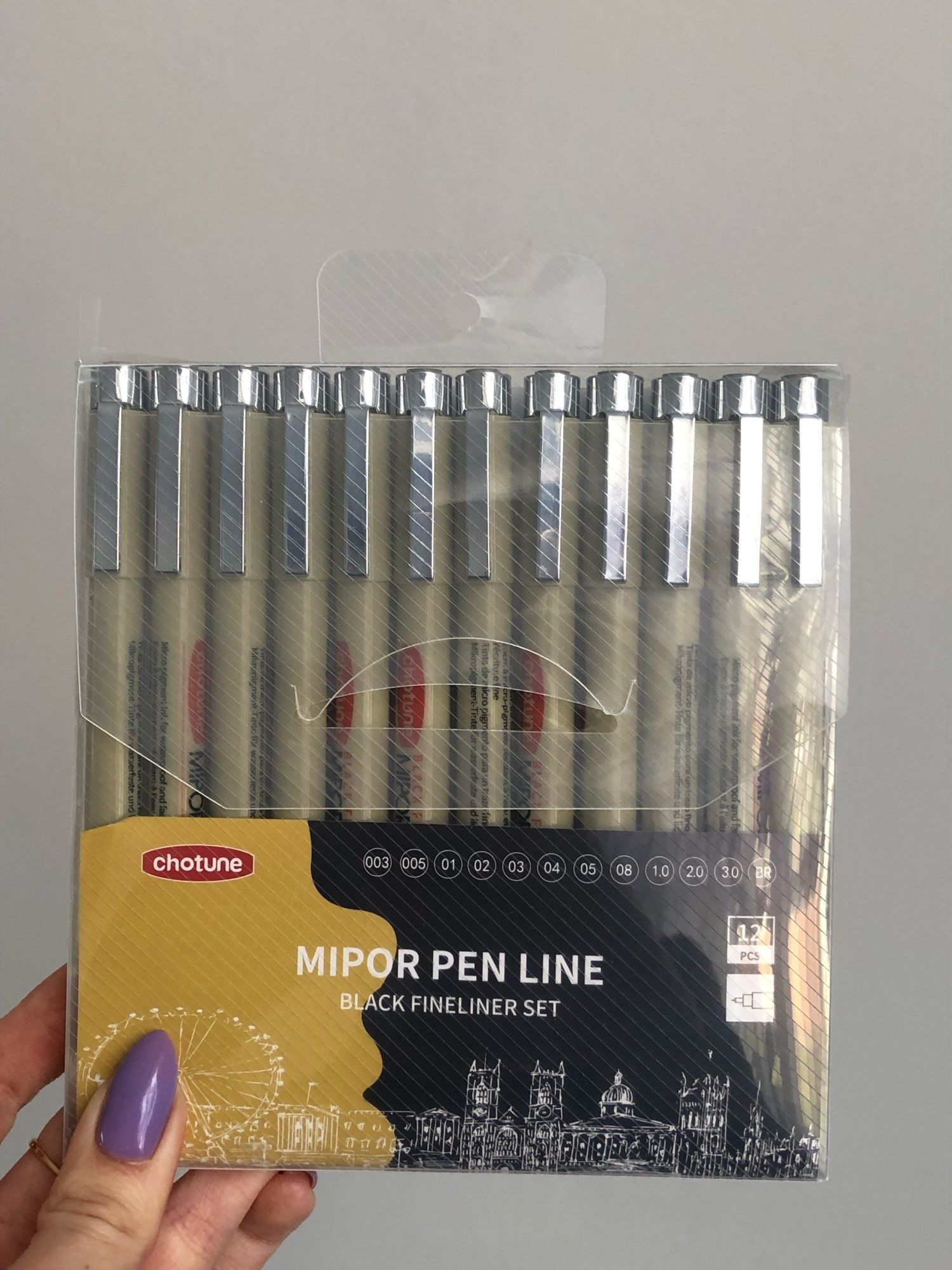 Новий набір ручок з різними стержнями