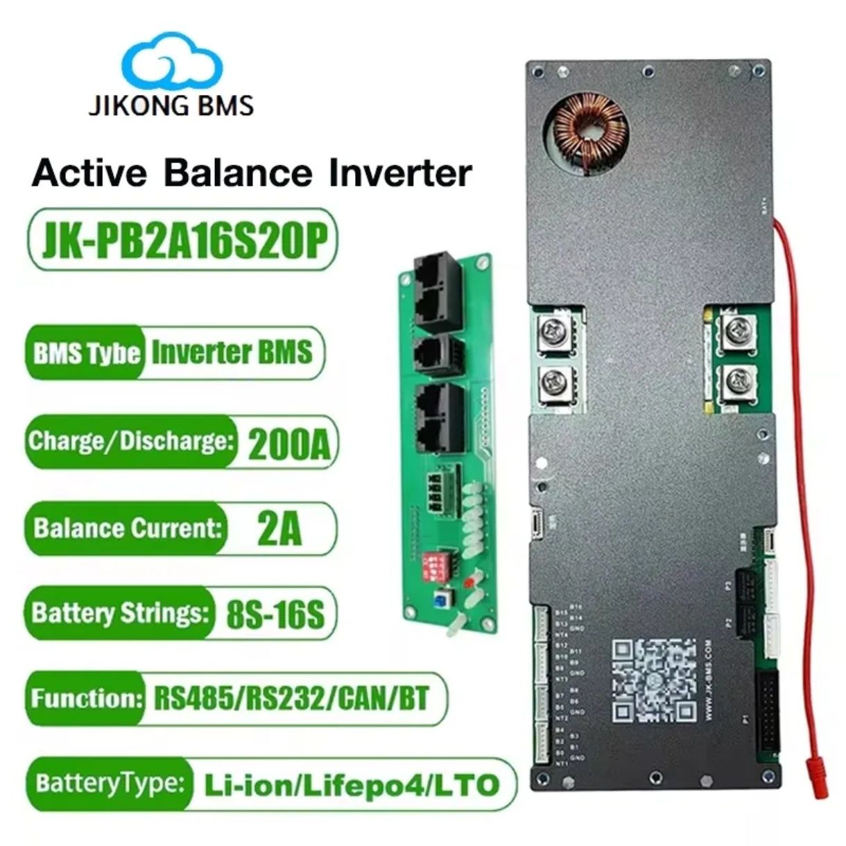 BMS JK-PB2A16S20P z ekranem LCD 4.3 __ nowy