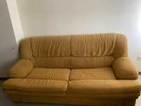 Sofá cama amarelo