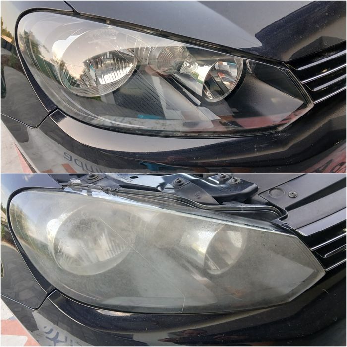 Polerowanie lamp, napylanie nowej warstwy poliwęglanu